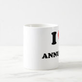 私は年金を愛します コーヒーマグカップ (中央)