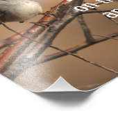 私は幸せだから歌うスパロー フォトプリント            (角)