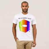 私は幸せなナットのワイシャツです Tシャツ (正面フル)