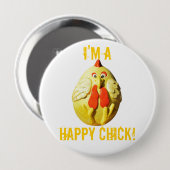 私は幸せな女だ 缶バッジ (正面&裏面)