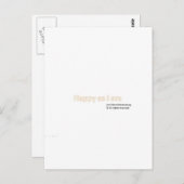 私は幸せ ポストカード (正面/裏面)