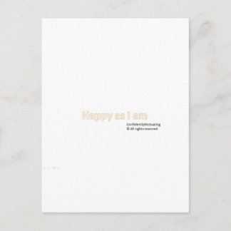 私は幸せ ポストカード