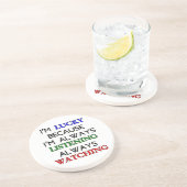 私は幸運だ コースター (側面)