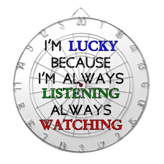 私は幸運だ ダーツボード (正面)