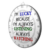 私は幸運だ ダーツボード (正面右)