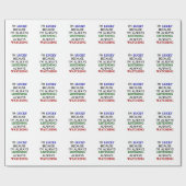 私は幸運だ ラッピングペーパー (フラット)