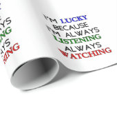 私は幸運だ ラッピングペーパー (ロールコーナー)