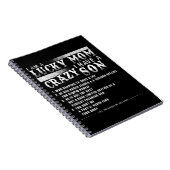 私は幸運なお母さんで息子がい熱狂するる ノートブック (右側)