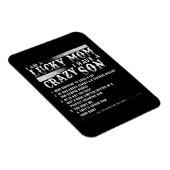 私は幸運なお母さん私は息子のギフト熱狂するアイディアを持っている マグネット (右側)