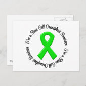 私は幹細胞移植を生き延びた ポストカード (正面/裏面)