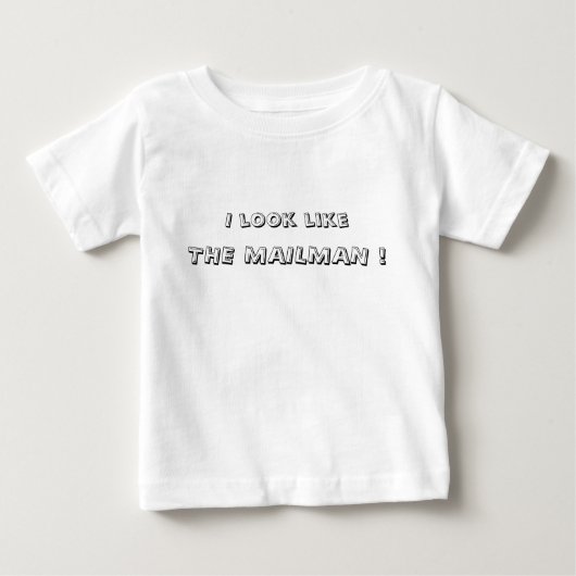 私は幼児のTシャツのように見えます ベビーTシャツ (正面)