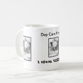 私は幼児を話します! /MUG コーヒーマグカップ (正面左)