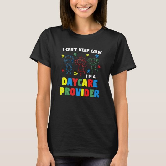 私は幼児デイサービスティーチを追いかける少年を追いかけない Tシャツ (正面)