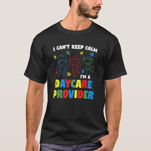 私は幼児デイサービスティーチを追いかける少年を追いかけない Tシャツ (正面)