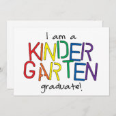 私は幼稚園の卒業生です 案内状 (正面/裏面)