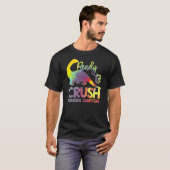 私は幼稚園恐竜を押しつぶす準備ができている Tシャツ (正面フル)