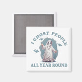 私は幽霊の人々をハロウィーンの一年中 マグネット (正面/裏面)