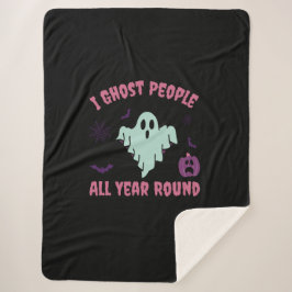 私は幽霊の人々を一年中 シェルパブランケット