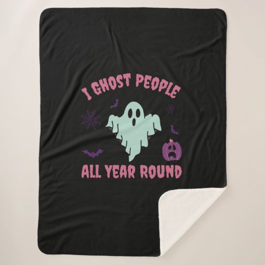 私は幽霊の人々を一年中 シェルパブランケット (正面)