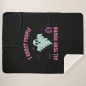 私は幽霊の人々を一年中 シェルパブランケット (正面(横))