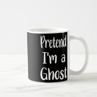 私は幽霊衣装ハロウィーン怠惰な簡単フー コーヒーマグカップ
