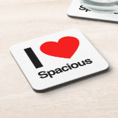 私は広々として大好きだ コースター (左側)