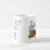 私は広告代理店のビルのマグを憎みます コーヒーマグカップ (中央)