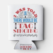 私は床屋を歌うラベルがあると言われた 缶クーラー (裏面)