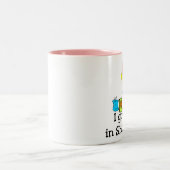 私は店のクラスのマグのAを得ました ツートーンマグカップ (中央)