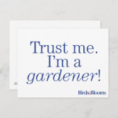 私は庭師だ ポストカード (正面/裏面)