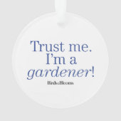 私は庭師です オーナメント (裏面)