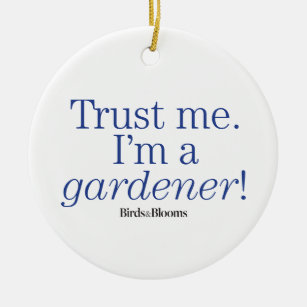 私は庭師です セラミックオーナメント