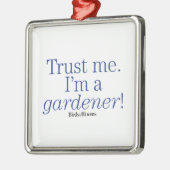 私は庭師です メタルオーナメント (左)
