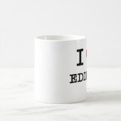 私は建物を愛します コーヒーマグカップ (中央)