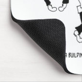 私は建物検査員であることを愛します マウスパッド (コーナー)