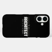 私は建築家 すべての問題を解決します 学生 Case-Mate iPhoneケース (裏面 (横))