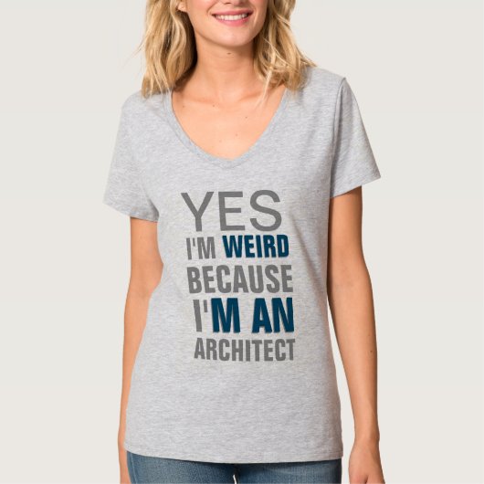 私は建築家 Tシャツ (正面)