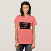 私は建築家Tシャツである Tシャツ (正面フル)