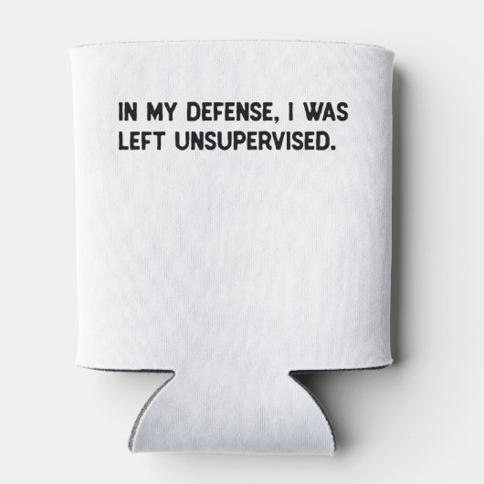 私は弁護されて監督され離れなかった。 缶クーラー (裏面)