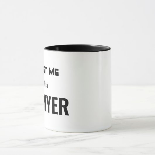 私は弁護士だ マグカップ (中央)