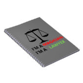 私は弁護士であってマジシャンのギフトおもしろい弁護士ではない ノートブック (右側)