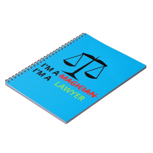 私は弁護士であってマジシャンのギフトおもしろい弁護士ではない ノートブック (左側)