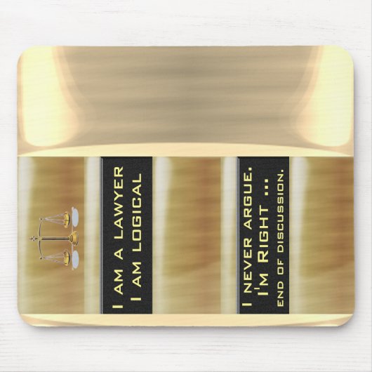 私は弁護士です マウスパッド (正面)
