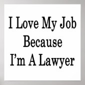 私は弁護士なので仕事が好きだ ポスター (正面)
