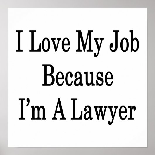 私は弁護士なので仕事が好きだ ポスター (正面)