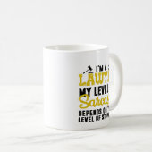 私は弁護士の卒業祝いだ コーヒーマグカップ (正面右)