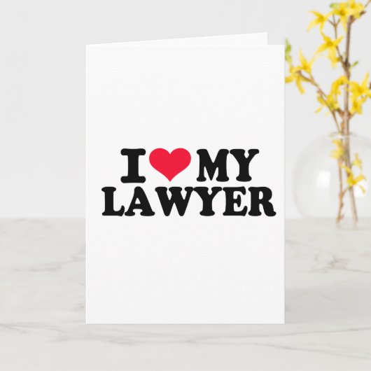 私は弁護士を愛している カード (黄色い花)