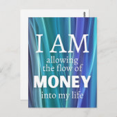 私は引き付け肯定の金銭法を許している ポストカード (正面/裏面)