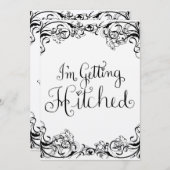 私は引っ掛かる 招待状 (正面/裏面)