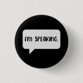 私は引用文だ 缶バッジ (正面)